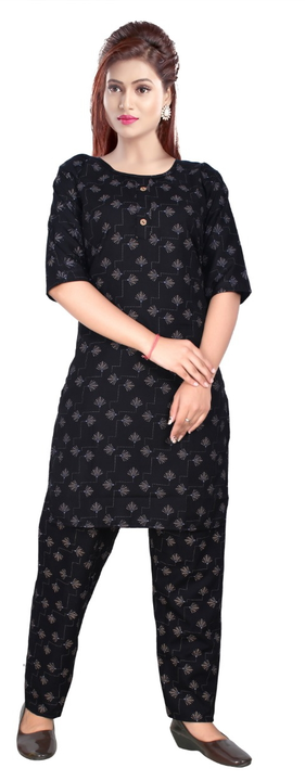 Kurti with pant uploaded by Guru kripa textiles on 6/11/2022