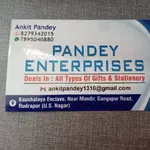 Business logo of Pandey Gift and stationery