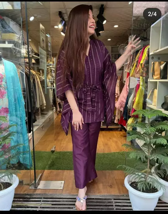 Kaftan With Bell Bottom Style Pant uploaded by business on 6/11/2022