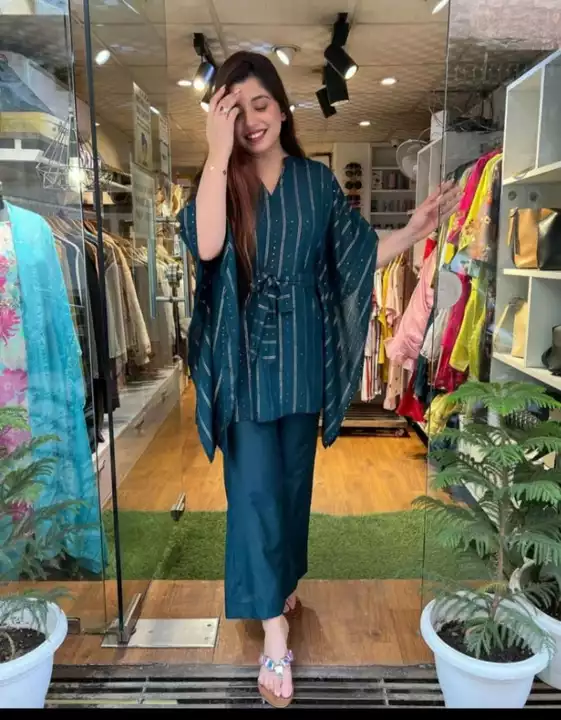 Kaftan With Bell Bottom Style Pant uploaded by business on 6/11/2022