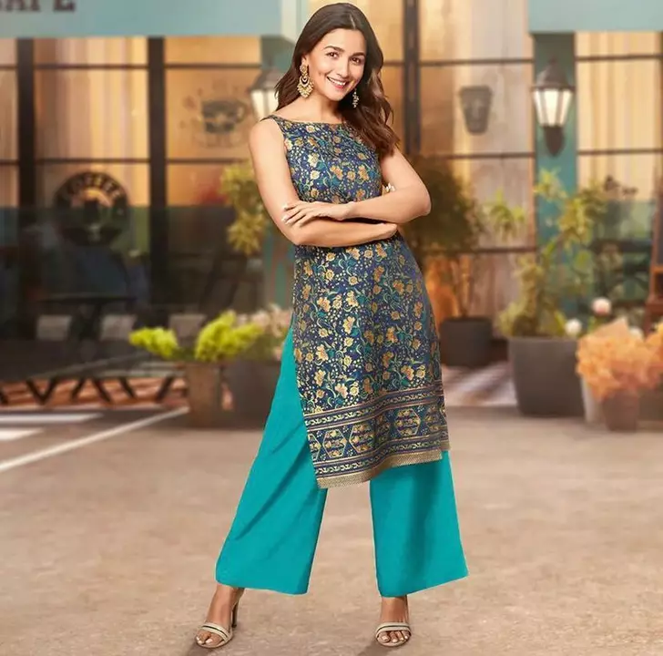 Kurti with pant uploaded by business on 6/11/2022