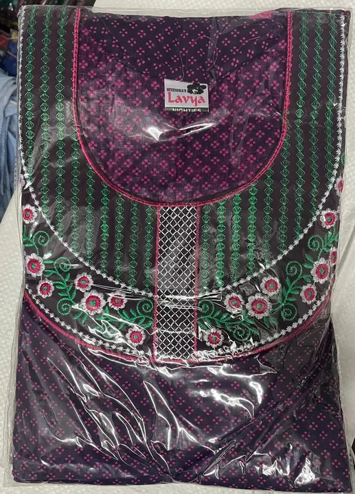 Cotton nighty uploaded by Saree ishwarambica cloth shop on 6/11/2022