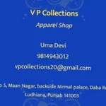 Business logo of V P Collections based out of Ludhiana