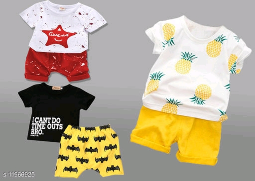 trendy cotton kids Clothing set uploaded by Tanveer bath enterprises on 6/12/2022
