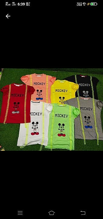 Stripped Micky T-shirts  uploaded by business on 11/1/2020
