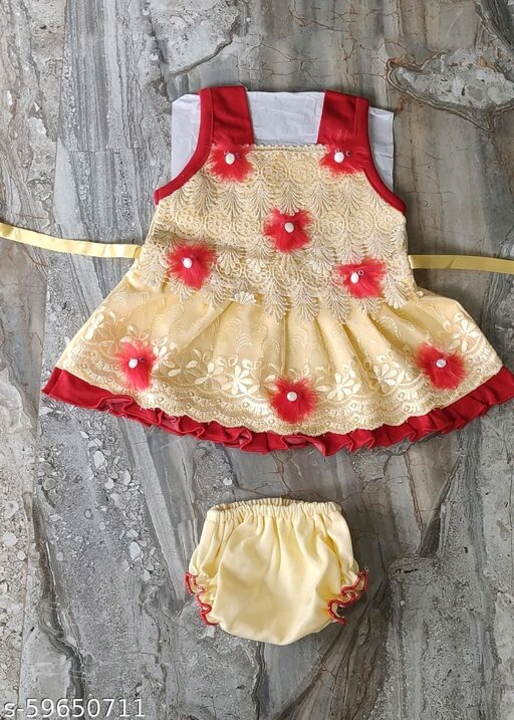 Post image New born baby girl dressesSize is zero6 peicePrice :930No extra chargeFree Shipping all over india....Same day dispatchCash on delivery not available