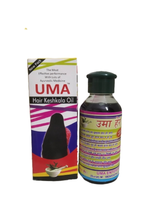 Uma kesh kala hair oil uploaded by Ekta marketing on 6/12/2022