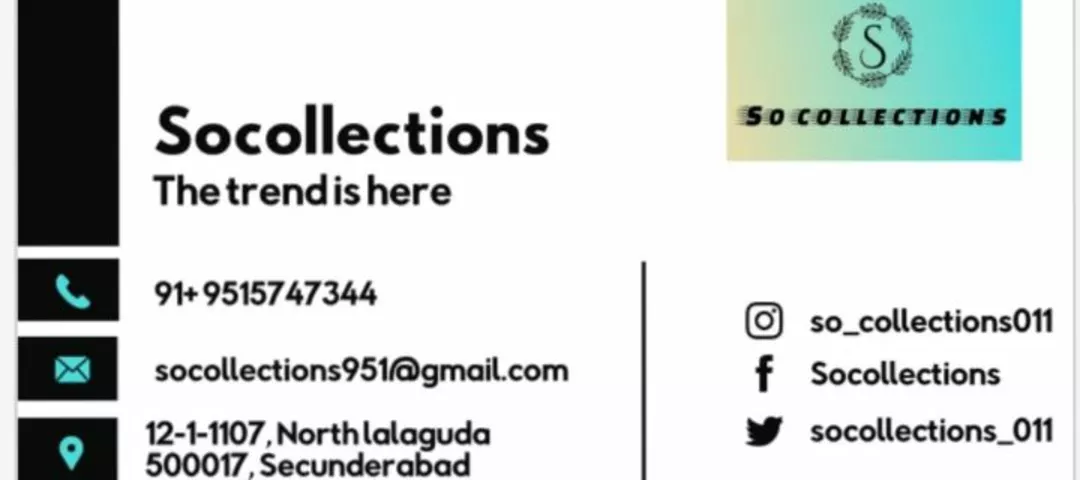 Visiting card store images of Socollections
