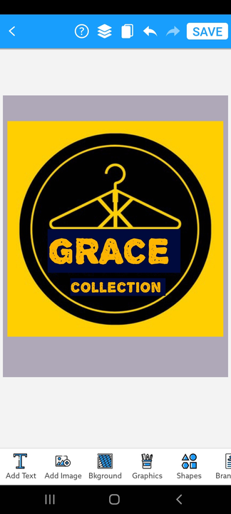 Visiting card store images of Grace collection