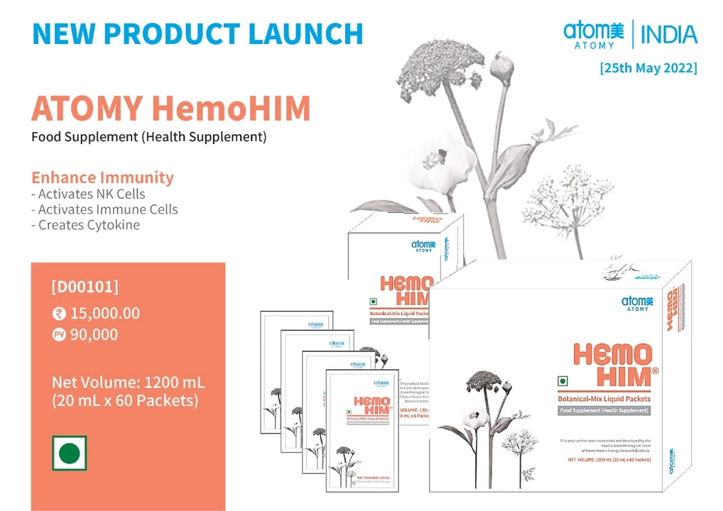 Hemohim... Immunity Booster uploaded by Laxmi Atomy India on 6/12/2022