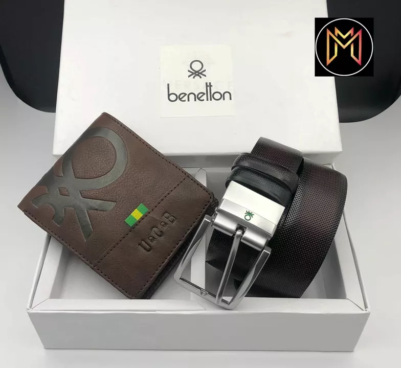 BENATTON WALLET &BELT* uploaded by BLUE BRAND COLLECTION on 6/12/2022