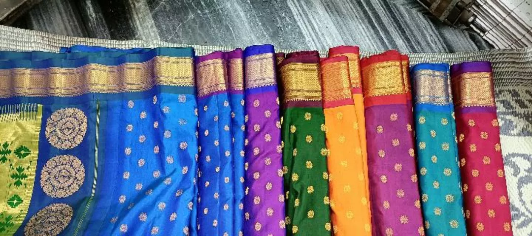 Factory Store Images of Solapur silk sarees