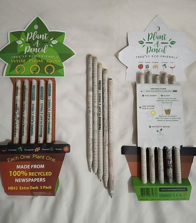 Woodfree Plantable Extra Dark HB2 Pencils uploaded by KAZ Eco Friendly Products on 11/2/2020