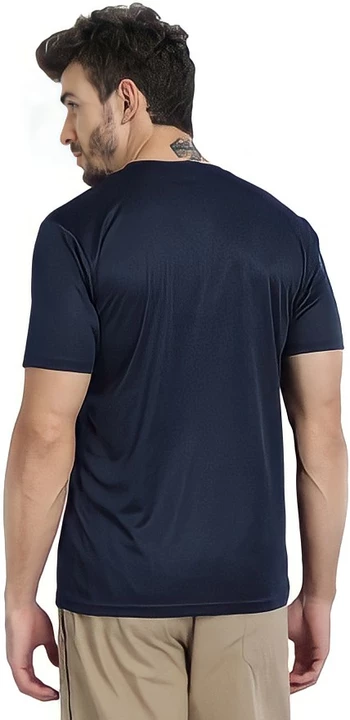 FTX Solid Men Round Neck Light Blue, Blue, Silver T-Shirt uploaded by business on 6/13/2022