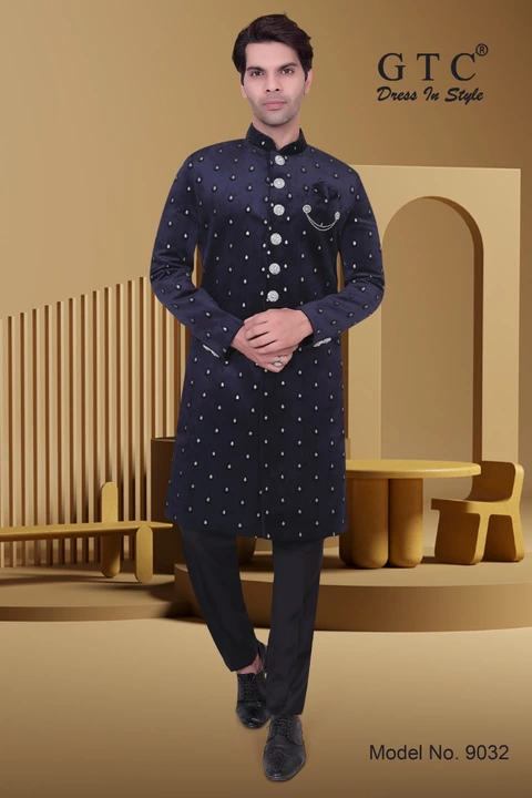Imperial GTC- Nawabi Sherwani uploaded by AMBE COLLECTIONS  on 6/13/2022