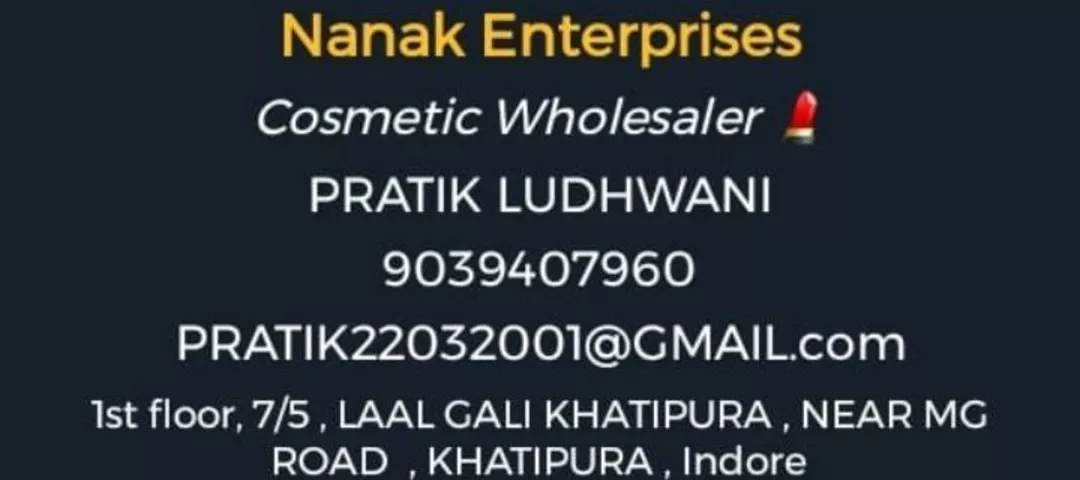 Visiting card store images of NANAK ENTERPRISES