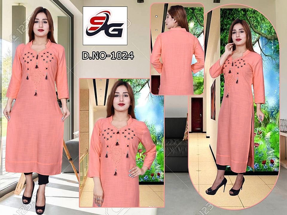 Reon long kurti 5 colrs uploaded by business on 11/2/2020