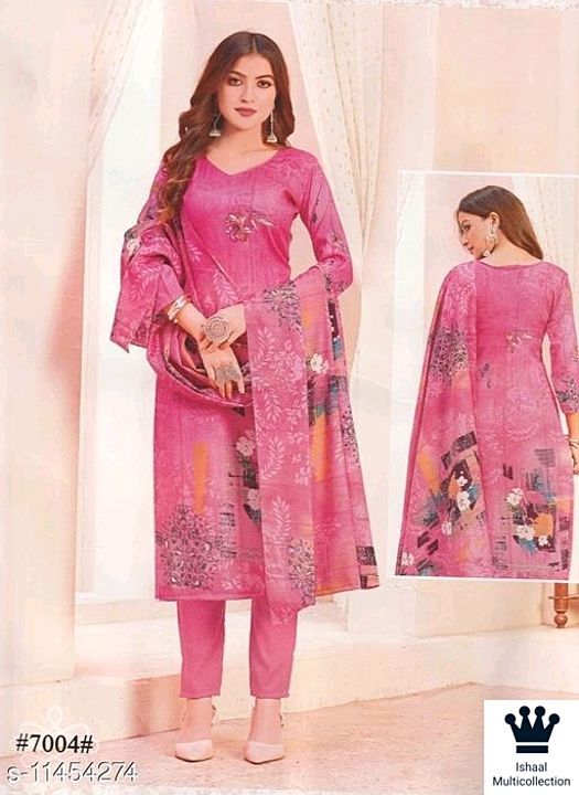 Winter wear pachmina suits uploaded by business on 11/2/2020