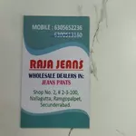 Business logo of Raja Jean's Mens wear jeans