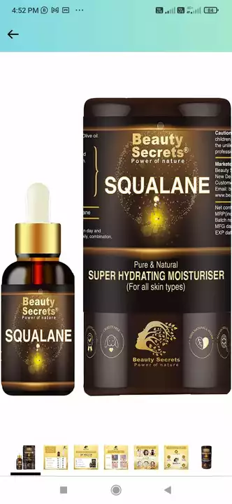 Beauty Secrets Certified Organic Squalane Oil for Face uploaded by business on 6/14/2022
