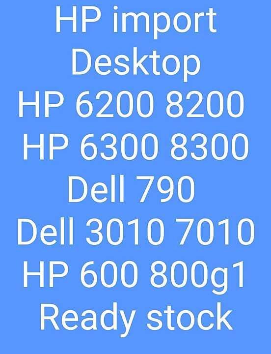 All 
Refurbished Monitor laptop desktop
Smps power cable vga cable etc available
 uploaded by business on 11/2/2020