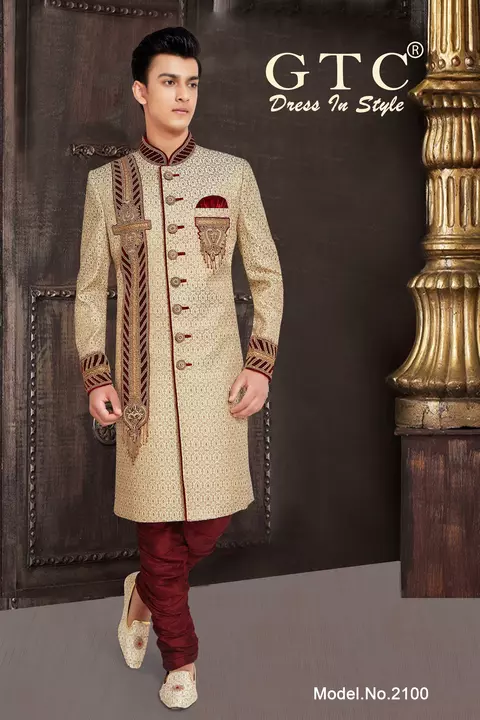 Glitzy GTC- Classic Sherwani uploaded by AMBE COLLECTIONS  on 6/14/2022