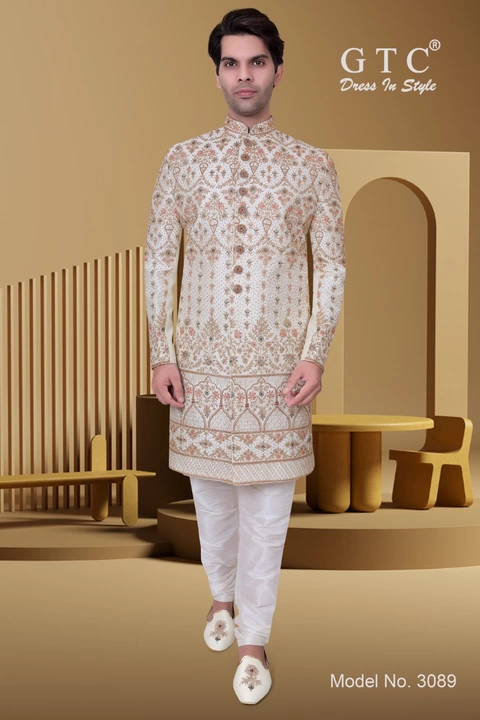Enchanting GTC- Designer Sherwani uploaded by AMBE COLLECTIONS  on 6/14/2022