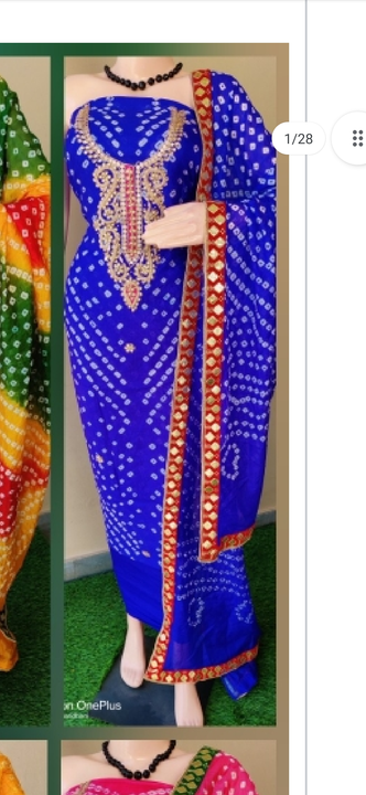 Post image Jaipuri print silk suits