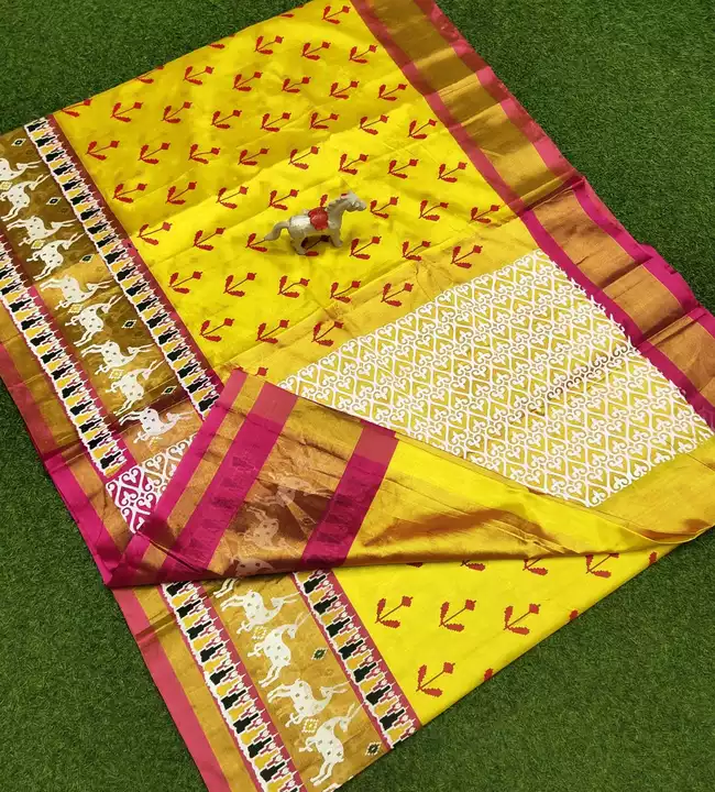 Tripura silks printed sarees uploaded by business on 6/14/2022