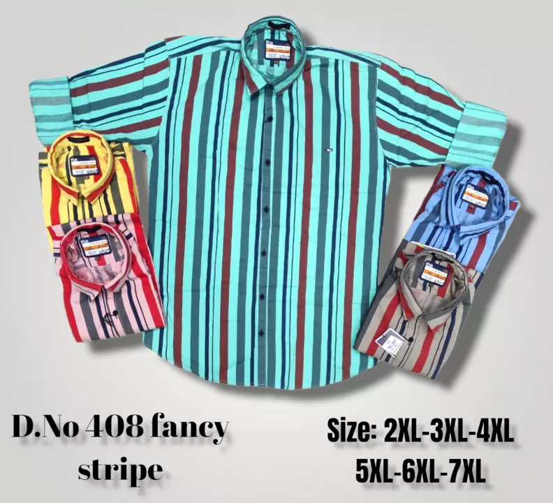 Casual shirts lining big size  uploaded by business on 6/14/2022