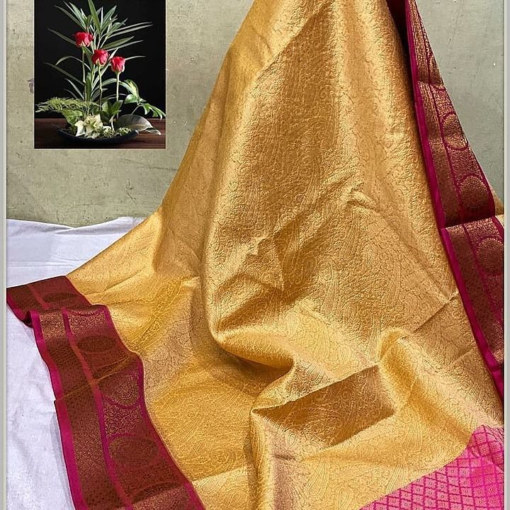 Post image Saree.. 

Tanchoi kora silk 

With blouse pc 

Rate 1280
Free shipping
For details contact me 8240053589 whatsapp no