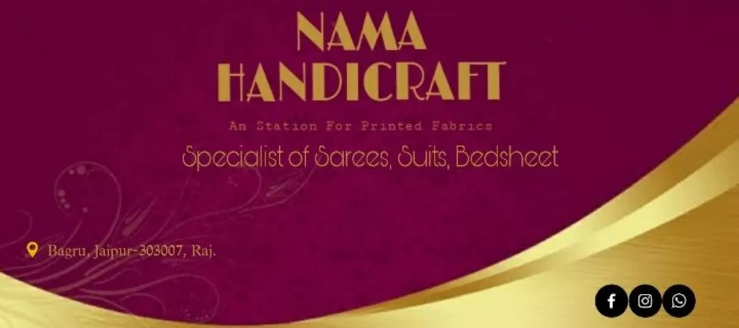 Visiting card store images of Nama handicraft
