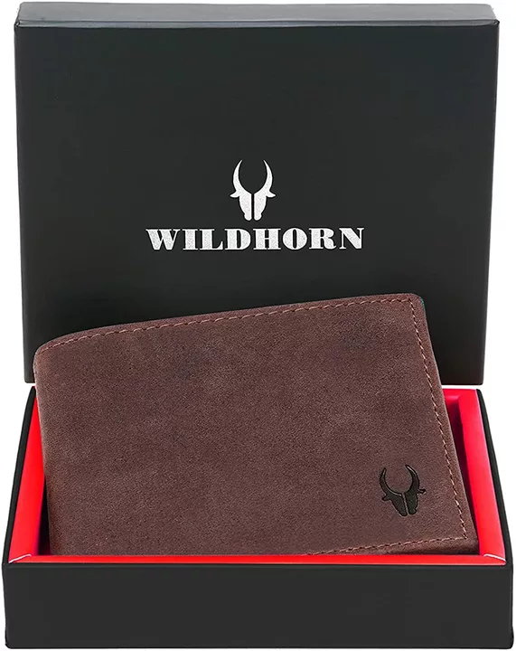 WILDHORN® Carter Leather Wallet for Men (Black Inside) uploaded by Pathans Collection on 6/14/2022