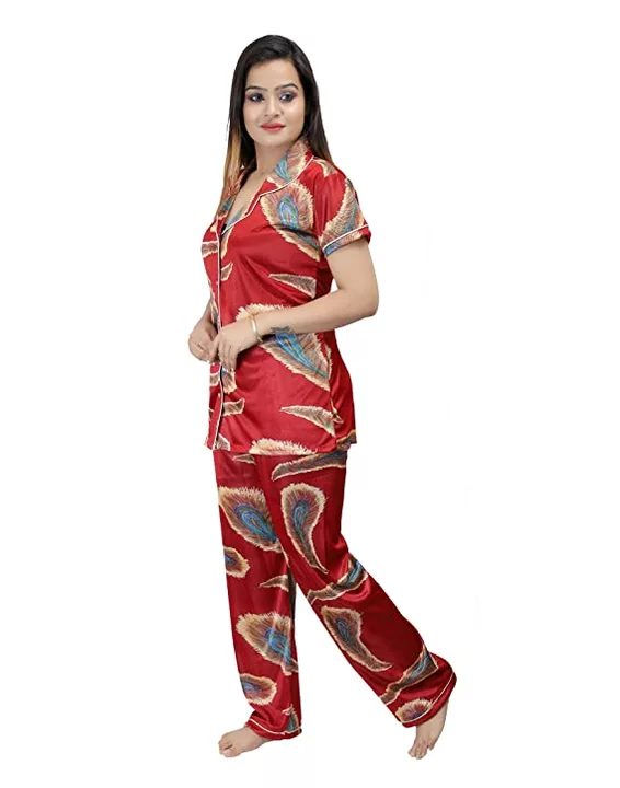 Women's printed night suit uploaded by Nighty & nigh suit on 6/15/2022