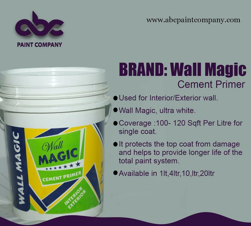 Wall magic cement primer uploaded by Shahi enterprises on 6/15/2022