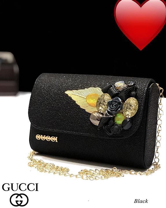 *Best offers this month*

BRAND - *GUCCI*

 HIGH QUALITY

 PARTY HAND CLUTCH/SLING

PRICE - 540 only uploaded by A 2 Z fashion  on 6/18/2020