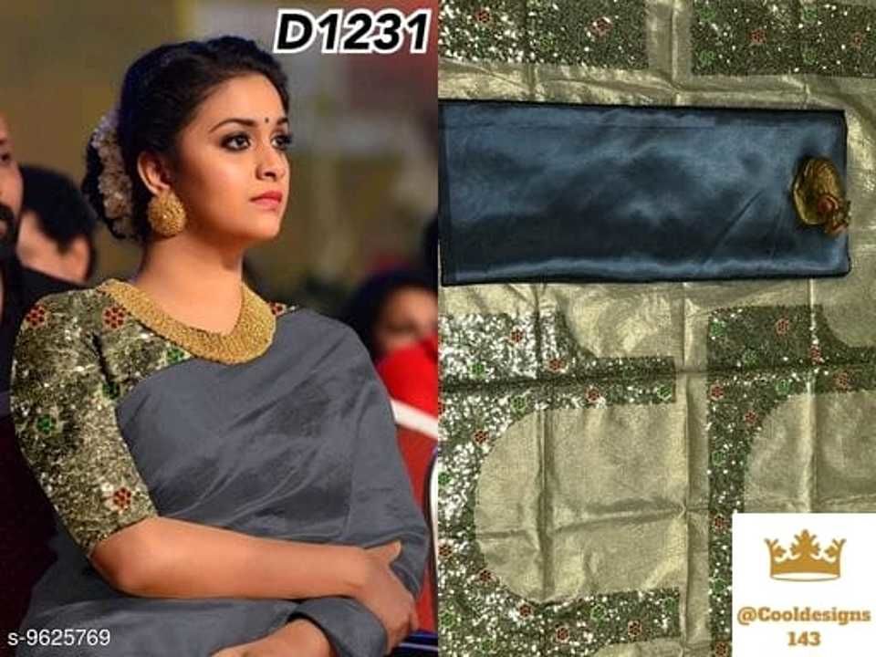 Stylish cool looking saree uploaded by @cooldesigns143 on 11/2/2020