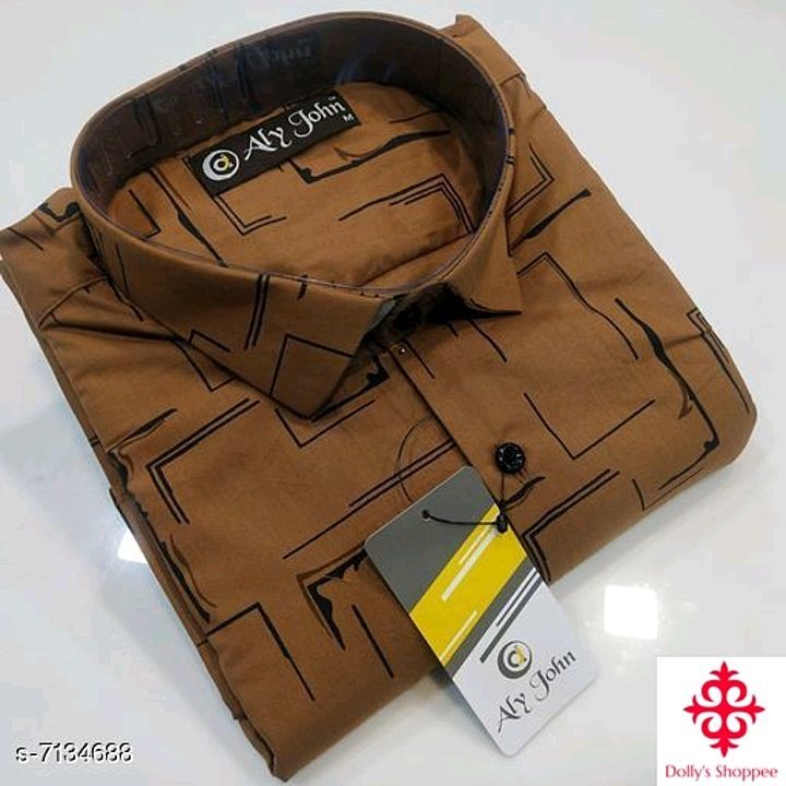Premium quality men's cotton shirt uploaded by Dolly's shoppee on 11/2/2020