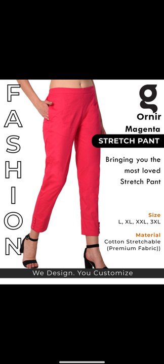 Find Comfort Cotton Stretch Pant by Satya creations near me