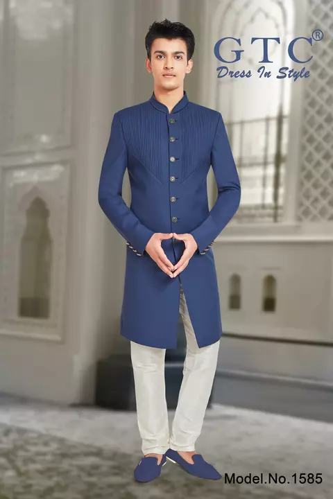 Graceful GTC- Indo-Western Sherwani uploaded by AMBE COLLECTIONS  on 6/15/2022