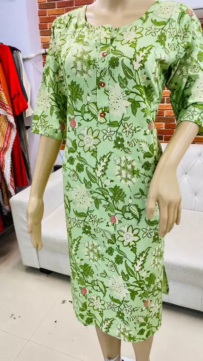 Printed kurti  uploaded by Brothers branded costumes on 6/15/2022