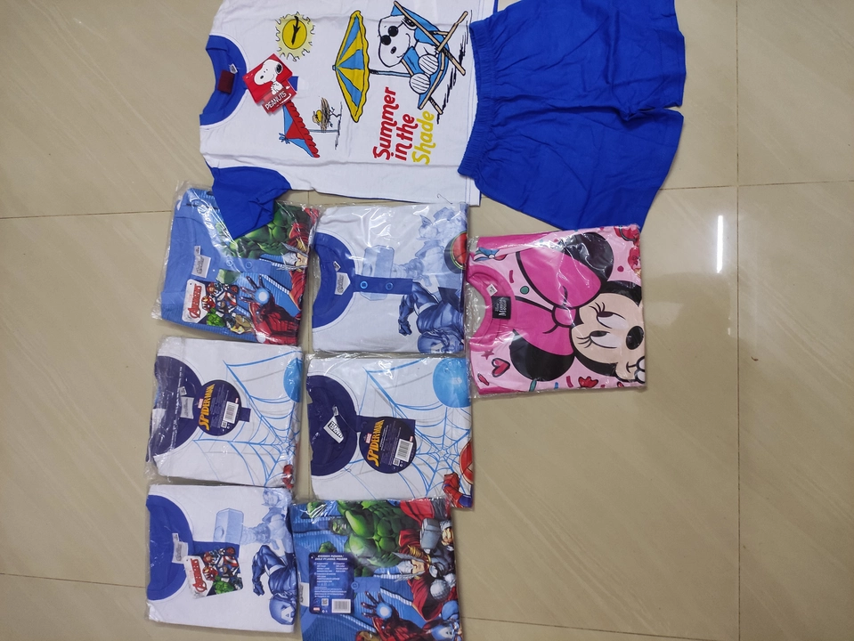 Post image Kids short sets in wholesale2-8 yr size 100% cotton Branded