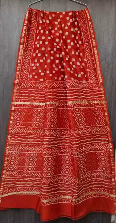 Chanderi sarees uploaded by Shree shayam handicraft and manufacturing on 6/15/2022