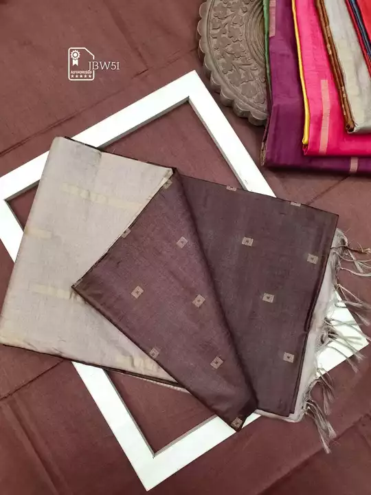 Viscous silk sarees uploaded by S j handloom on 6/15/2022