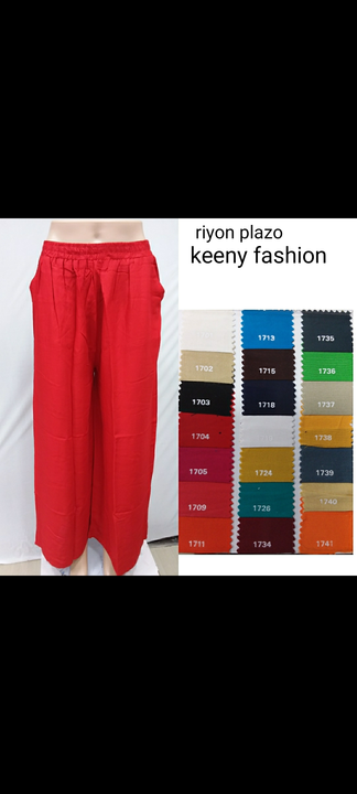 RIYON PLAN PLAZO uploaded by Keeny fashion on 6/15/2022