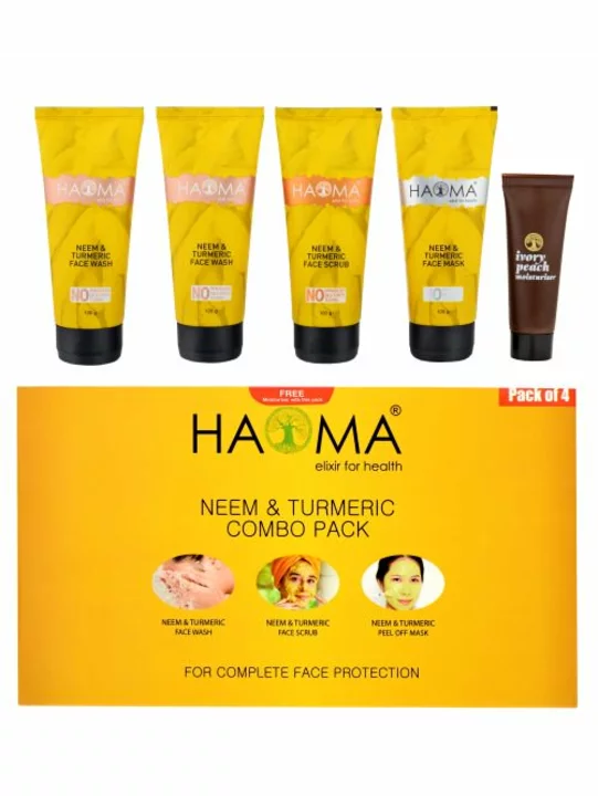 Haoma Fresh Neem Turmeric Facewash, Scrub And Mask Combo

 uploaded by business on 6/16/2022