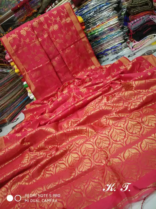 Handloom saree  uploaded by Usha Textile on 6/16/2022