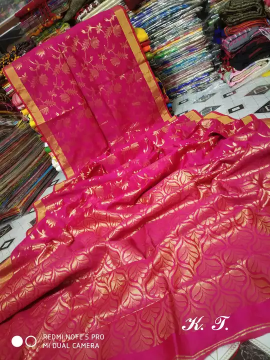 Handloom saree uploaded by Usha Textile on 6/16/2022