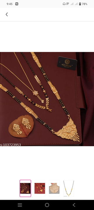 Brado jewellery combo of 3 traditional gold plated  uploaded by business on 6/16/2022