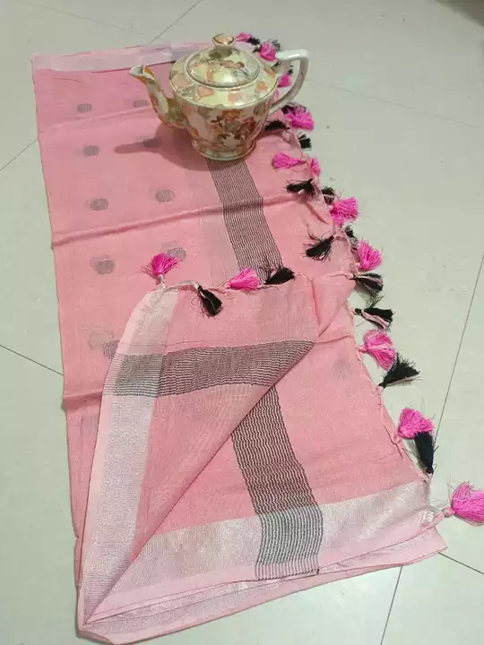 Cotton slub dupatta with Black boota design uploaded by Manufacture & Order Supplier on 6/16/2022